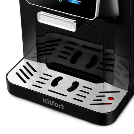 Кофемашина KITFORT КТ-7424, 1480 Вт, объем 1,5 л, для зерен 200 г, черная
