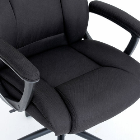 Кресло BRABIX PREMIUM "Adagio EX-551", ткань, пятилучие металл, черное, 532938