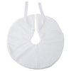 Новогодний коврик под елку, белый, 60 см, полиэстер, подвес, ЗОЛОТАЯ СКАЗКА, 592157