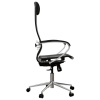 Кресло МЕТТА "ErgoLife" 10 B1-104K, хром, синхромеханизм, прочная сетка, черное