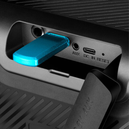 Колонка портативная SVEN PS-360, 24 Вт, TWS, Bluetooth, FM, USB, черный, SV-021740