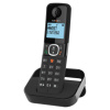 Радиотелефон TEXET TX-D5605A, память 100 номеров, АОН, повтор, спикерфон, часы/будильник, черный, УТ-00004755