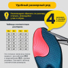 Стельки для обуви АНАТОМИЧЕСКИЕ С АМОРТИЗАТОРОМ размер RU 36-39/EU 37-40, SHEGRA (ШЕГРА), 702305