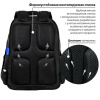 Рюкзак BRAUBERG SOFT, 2 отделения, 3 кармана, "Cool cat", СВЕТЯЩИЙСЯ, 40х31х15 см, 273118