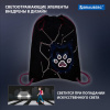 Мешок для обуви BRAUBERG PREMIUM, карман, подкладка, светоотражайка, 43х33 см, "Розовая лава", 273441