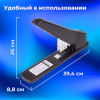 Степлер МОЩНЫЙ №24/6-23/24 BRAUBERG "Heavy duty MX", до 200 листов, черный, 222564