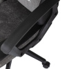 Кресло компьютерное BRABIX "Forcer GM-127", 2 подушки, экокожа/велюр, черное/серое, 533216