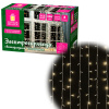 Электрогирлянда-занавес комнатная вид: "Штора" 3х2 м, 306 LED, тёплый белый, 220V, ЗОЛОТАЯ СКАЗКА, 591334