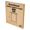 Столик-поднос BOOMHOUSE (БУМХАУС) CT-003 кофейный (ширина 47 см, высота 51 см), металл, черный, 641938