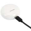 Наушники беспроводные TWS вкладыши с микрофоном CROMEX (КРОМЕКС) EP-T28W, Bluetooth 5.4, белые, 514121