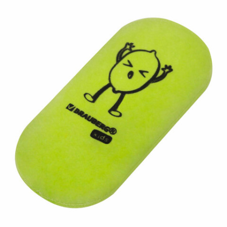 Ластик BRAUBERG KIDS "Fruits", 50х23х10 мм, пастельные цвета ассорти, 272674