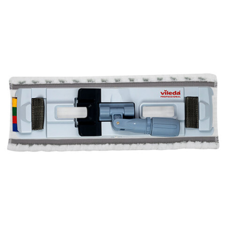 Насадка МОП плоская 40 см, VILEDA PROFESSIONAL "МикроЛайт Макси Спид Про", уши (ТИП УВ) микрофибра / скраб, 167292