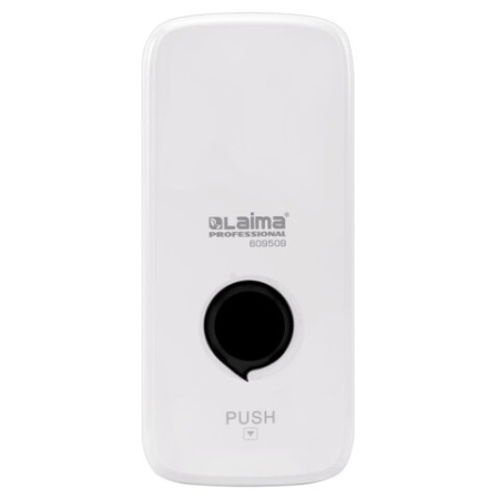 Дозатор для жидкого мыла LAIMA PROFESSIONAL PREMIUM, НАЛИВНОЙ, 1 л, белый, ABS-пластик, 609509