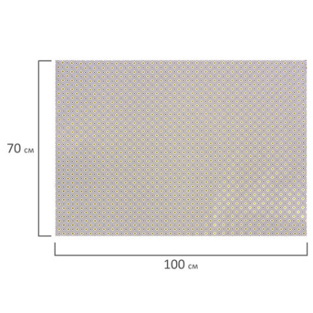 Бумага упаковочная подарочная мелованная "Golden pattern", 70x100 см, 10 дизайнов ассорти, ЗОЛОТАЯ СКАЗКА, 591912