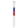 Флаг России ручной 30х45 см, без герба, с флагштоком, BRAUBERG/STAFF, 550182