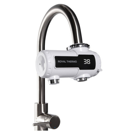 Водонагреватель проточный электрический ROYAL THERMO UniTap Mini, 3,3 кВт, 1,48 л/мин, насадка, НС-1588908