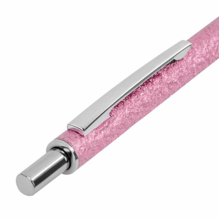 Карандаш механический 0,5 мм + грифели HB 12 штук на блистере, BRAUBERG "ROSE PINK", 181971