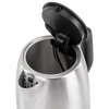 Чайник BRASSON (БРАССОН) KT-040, 1,7 л, 2200 Вт, индикатор уровня воды, сталь, черный, 455192
