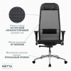 Кресло МЕТТА "ErgoLife" 10 B1-104D, хром, синхромеханизм, 2D-подлокотники, прочная сетка, черное