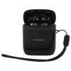 Наушники беспроводные TWS вкладыши с микрофоном, SONNEN EP-BH10B, Bluetooth 5.3, черные, 514122