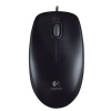 Мышь проводная LOGITECH B100, USB, 2 кнопки + 1 колесо-кнопка, оптическая, черная