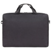 Сумка портфель BRAUBERG PRACTICAL с отделением для ноутбука 15,6", Grey line, черная, 29х40х7 см, 272604