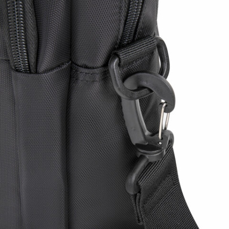 Сумка портфель BRAUBERG PROTECT с отделением для ноутбука 15,6", 2 отделения, черная, 30х40х7 см, 270831