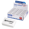 Ластик BRAUBERG "Classic", 26х17х7 мм, белый, прямоугольный, 221033