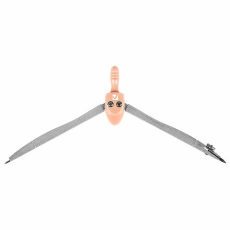 Готовальня BRAUBERG SCHOOL KIT, 11 предметов, циркуль 115 мм, циркуль 125 мм, чертежные принадлежности, персиковый цвет, 210717