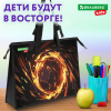 Папка для рисунков и чертежей с регулируемыми ручками BRAUBERG KIDS А3,1 отделение, карман внутри, "Горящий мяч", 273416
