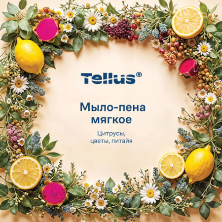 Картридж с жидким мылом-пеной одноразовый Tellus/TORK (Система S4) Advanced, мягкое, 1 л, 520511