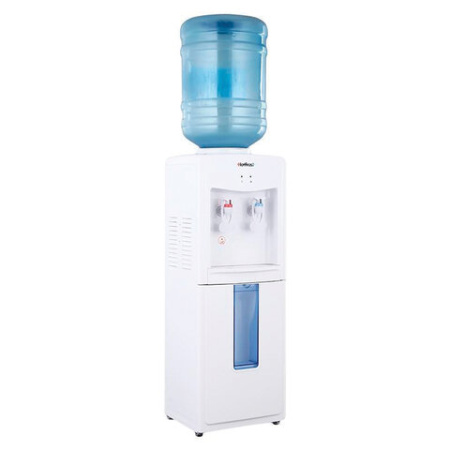 Кулер для воды HOTFROST V118E, напольный, НАГРЕВ/ОХЛАЖДЕНИЕ ЭЛЕКТРОННОЕ, 2 крана, белый, 120211802