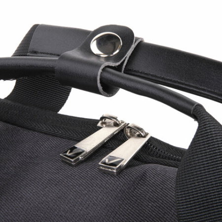 Сумка портфель BRAUBERG MODERN с отделением для ноутбука 15-16", откидная крышка, серая, 29х42х11 см, 270828