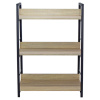 Стеллаж на металлокаркасе BRABIX "LOFT SH-002", 600х350х845 мм, цвет дуб натуральный, 641233