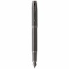 Ручка перьевая PARKER "IM Professionals Monochrome Titanium", темно-серый лак, сталь, синяя, 2172959