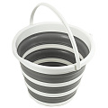 Ведро складное силиконовое литров круглое d=32 см для дома, дачи и авто, LAIMA Home
