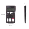 Калькулятор инженерный CROMEX (КРОМЕКС) СX-240BK (155х80 мм), 240 функций, 10+2 разрядов, черный, 273832