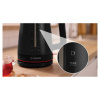 Чайник BOSCH TWK3M123, 1,7 л, 2400 Вт, закрытый нагревательный элемент, пластик, черный