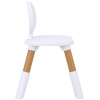 Стол детский + стул BRABIX KIDS CS-001, растущий, 2-7 лет, ЛДСП, пластик, 533288