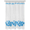 Шторка для ванной PEVA, 180х180 см, кольца в комплекте, дизайн ассорти, ЦВЕТЫ, WBZ (ВБЗ), 700071