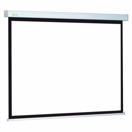 Экран Cactus Motoscreen CS-PSM-180x180, 180x180 см, 1:1, настенно-потолочный моторизованный, белый