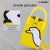 Сумочка-органайзер повседневная HEIKKI KNIT (ХЕЙКИ) кросс боди, вязаная, 17х12х5 см, "Желтый гусь", 273791