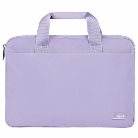 Сумка портфель HEIKKI ULTRA (ХЕЙКИ) с отделением для ноутбука 15,6", Lavender, лавандовая, 28х39х3 см, 272610