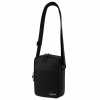 Сумка на плечо HEIKKI COMPACT (ХЕЙКИ), два кармана, черная, 22х17х6 см, 272630