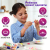 Набор для создания бижутерии и украшений BEADS SET, 200 элементов, 10 видов, прозрачные, BRAUBERG KIDS, 664694