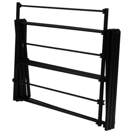 Сушилка напольная МИНИ для белья раскладная, 6 уровней, 10 метров, LAIMA HOME LADDER BLACK, 700473