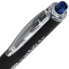 Ручка шариковая автоматическая BRAUBERG "OIL-BASE BLACK", СИНЯЯ, пишущий узел 0,5 мм, линия письма 0,35 мм, 144499