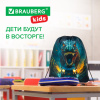 Мешок для обуви BRAUBERG KIDS, с петлей, 42х34 см, "Дино-погоня", 272416