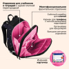 Ранец BRAUBERG PREMIUM, 2 отделения, с брелоком, "Белый котенок", СВЕТЯЩИЙСЯ, 38х29х16 см, 274392