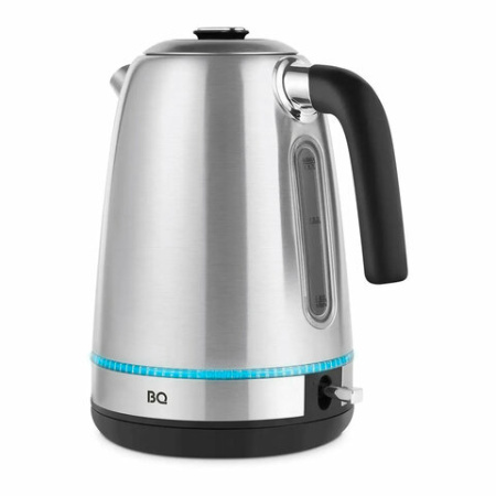 Чайник BQ (БИ-КЬЮ) KT1725SW, 1,7 л, 2200 Вт, закрытый нагревательный элемент, нержавеющая сталь, 86189558